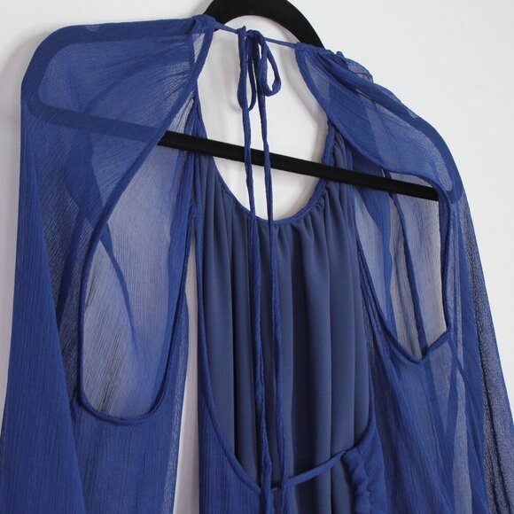 Shona Joy Safira Cut Out Backless Mini Dress in Aegean Blue Size 6 - mordernwear.com Shona Joy Safira Cut Out Backless Mini Dress in Aegean Blue Size 6 - mordernwear.com